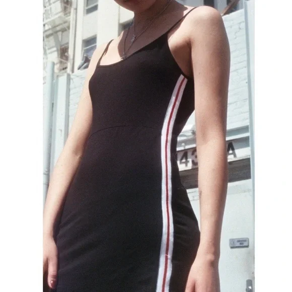 brandy bodycon dress Ladies Elegant Knitted Side Split Midi Bodycon Dress Women Summer Bran